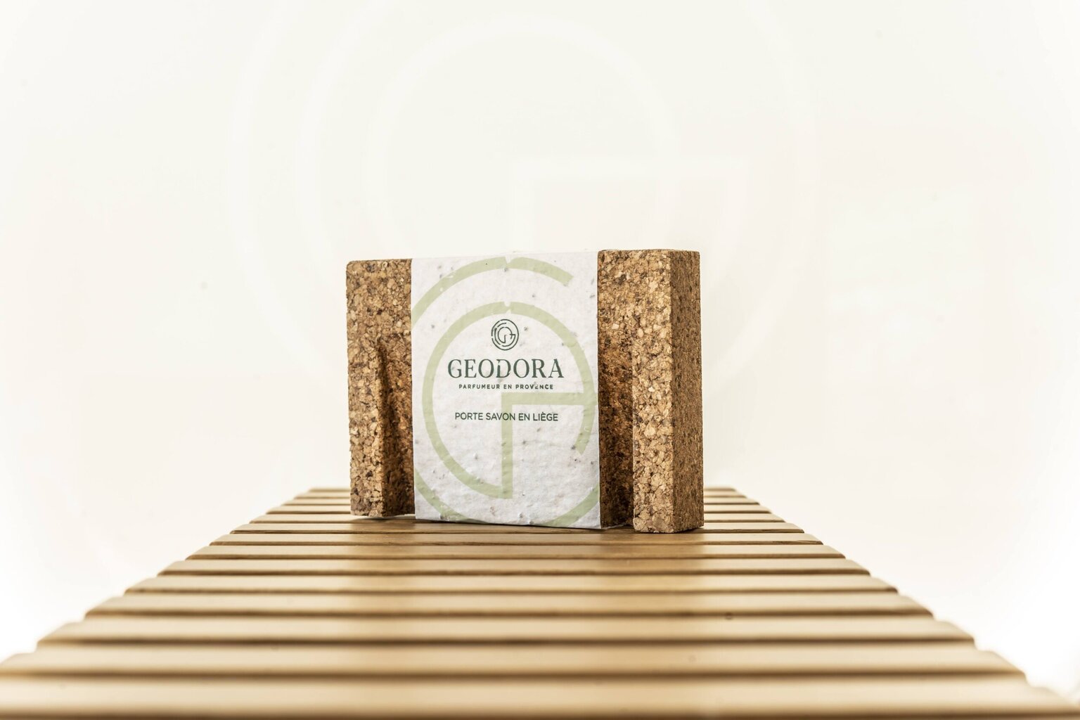 Cork soap holder