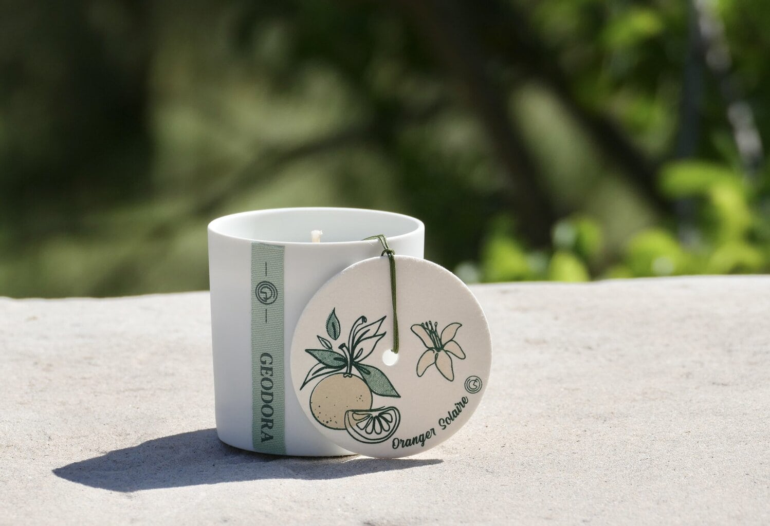 BOUGIE ORANGER SOLAIRE